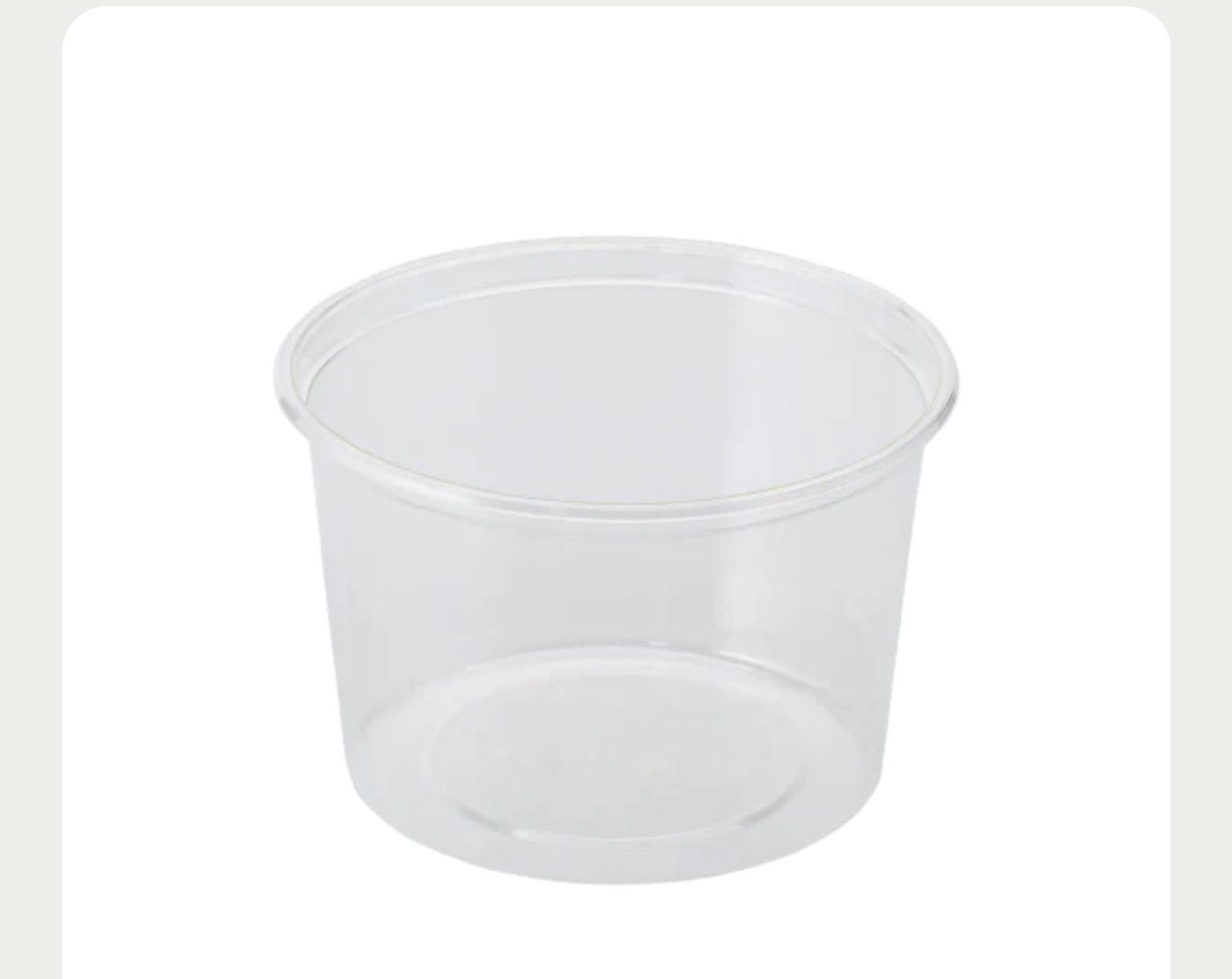 16oz Clear Container 117mm